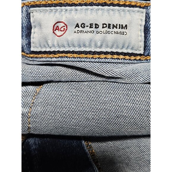 Adriano Goldschmied Jeans Womens Size 28 Skinny Low Rise Medium Wash Denim Pants - Picture 4 of 6